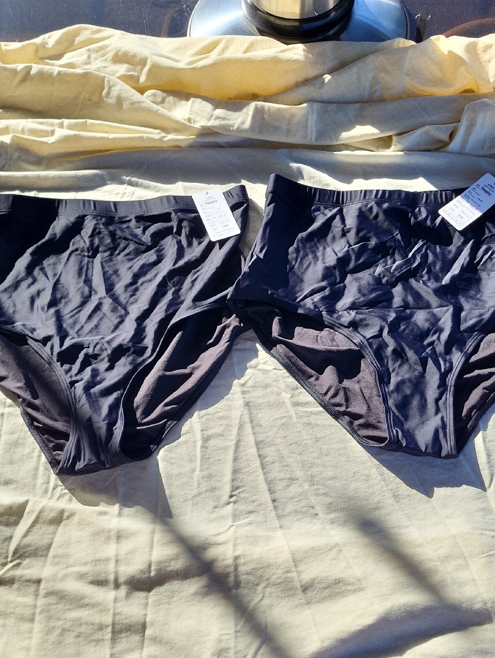 Women's Black High-Waist Swim Bottoms - Pack of 2